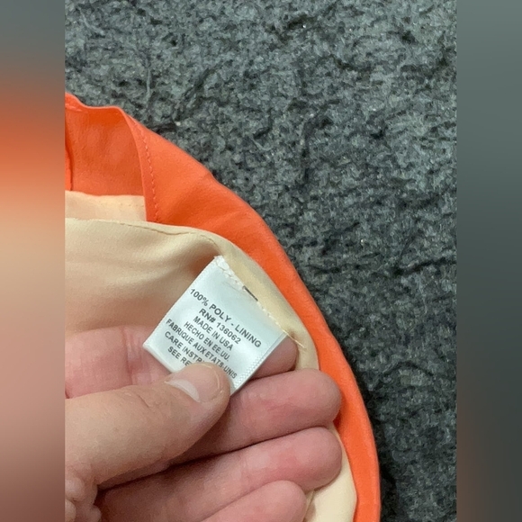 Lavender Brown Scoop Neck Orange Sundress - Size M - NWT - Picture 4 of 5